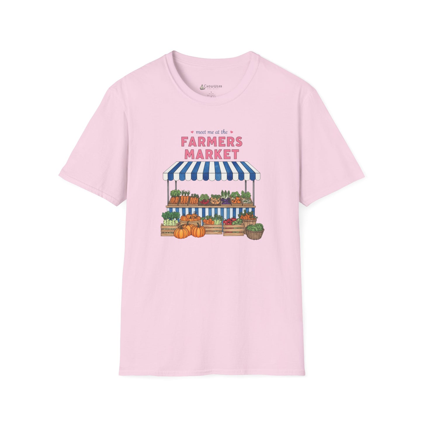 Farmers Market Produce Stand T-Shirt - Vegan Vegetarian Food Lovers Tee