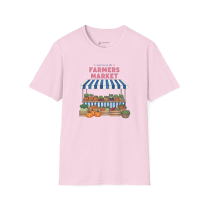 Farmers Market Produce Stand T-Shirt - Vegan Vegetarian Food Lovers Tee