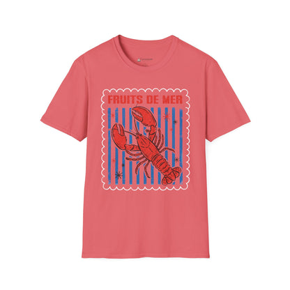 Lobster 'Fruits de Mer' French Seafood Graphic T-Shirt