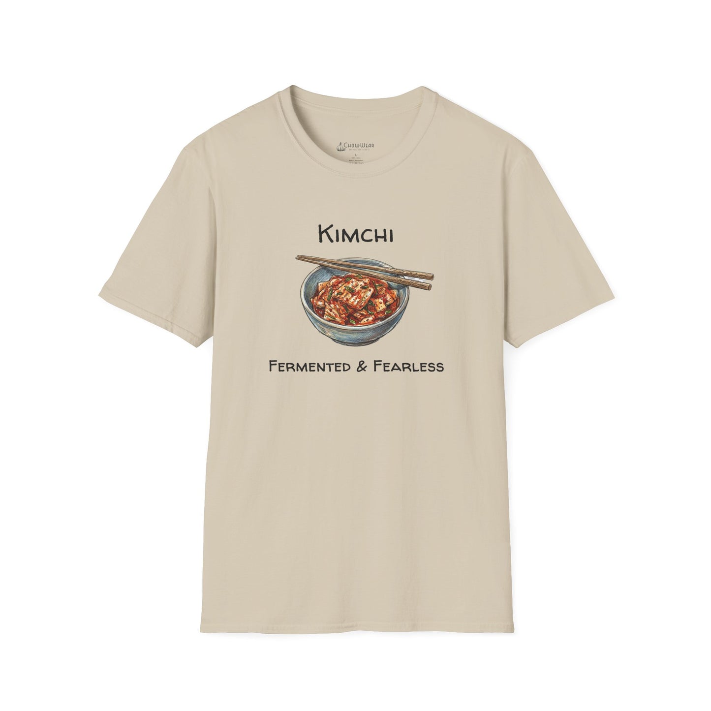 Kimchi T-Shirt — Fermented & Fearless Korean Food Graphic Tee