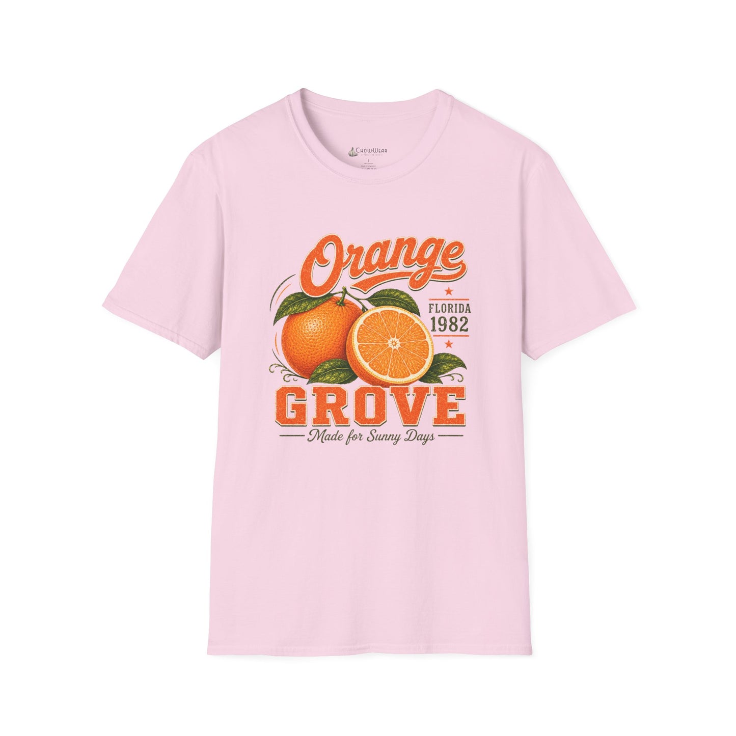 Orange Grove Vintage T-Shirt — Florida Fruit Citrus Graphic Tee