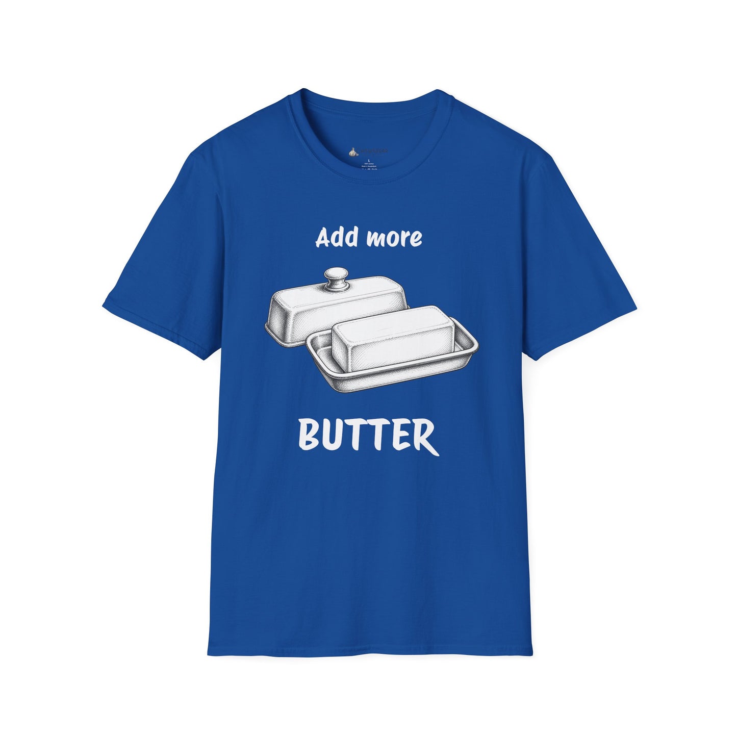 "Add More Butter" T-Shirt - Retro Butter Dish Graphic Tee