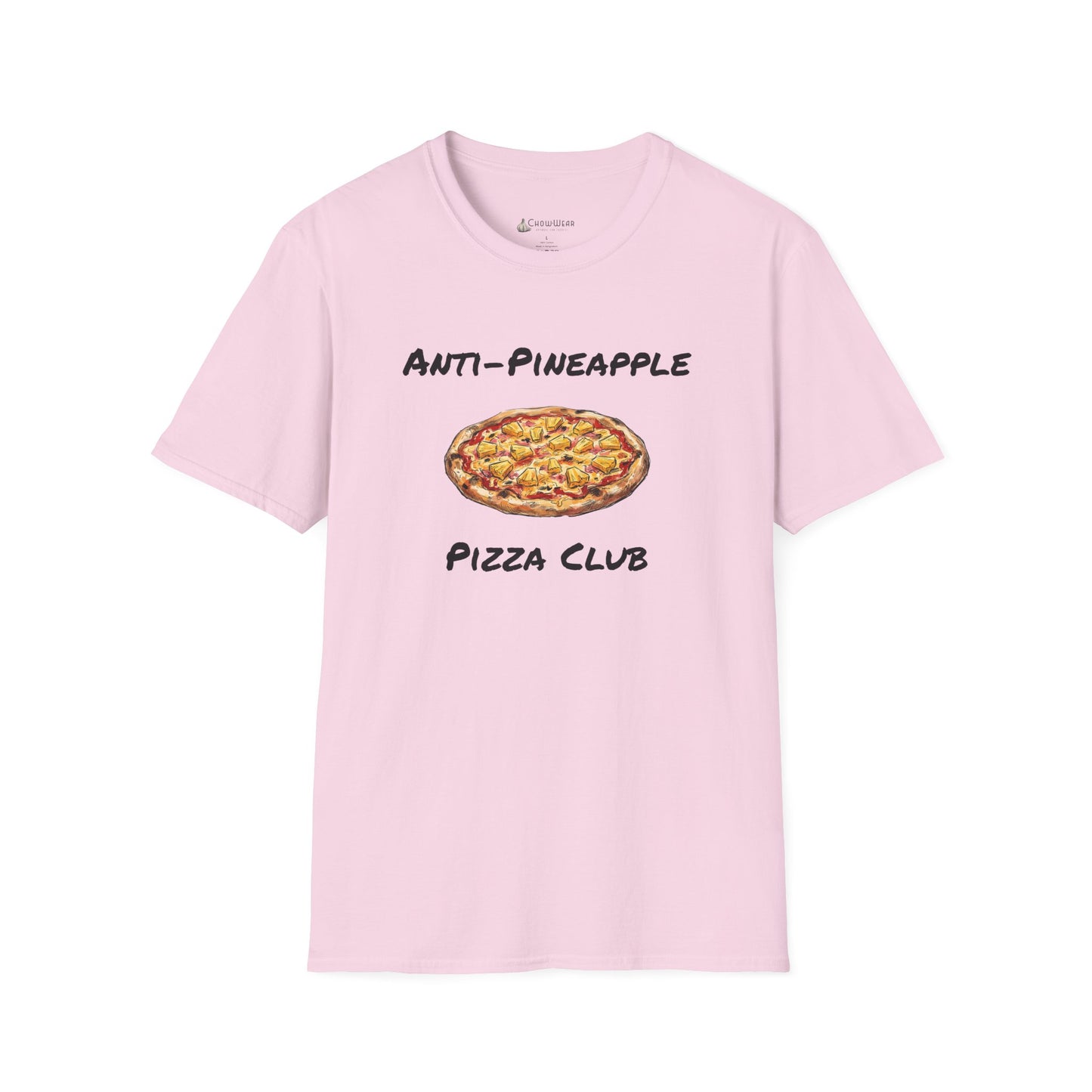 Anti-Pineapple Pizza Club T-Shirt — Funny No Hawaiian Pineapple Pizza Tee
