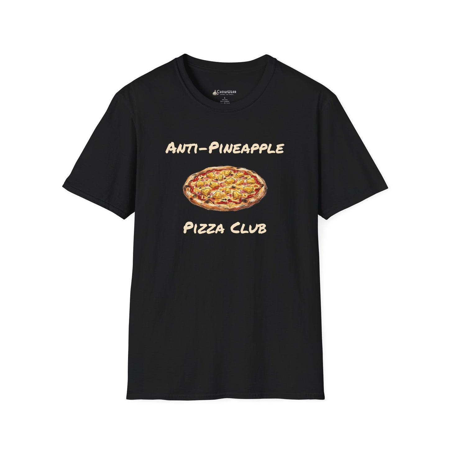 Anti-Pineapple Pizza Club T-Shirt — Funny No Hawaiian Pineapple Pizza Tee
