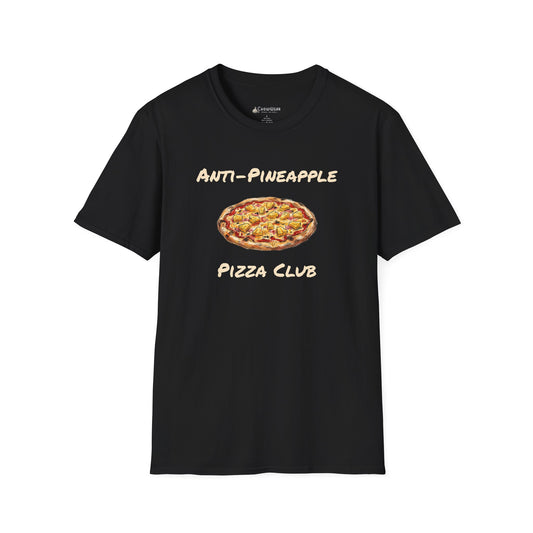 Anti-Pineapple Pizza Club T-Shirt — Funny No Hawaiian Pineapple Pizza Tee