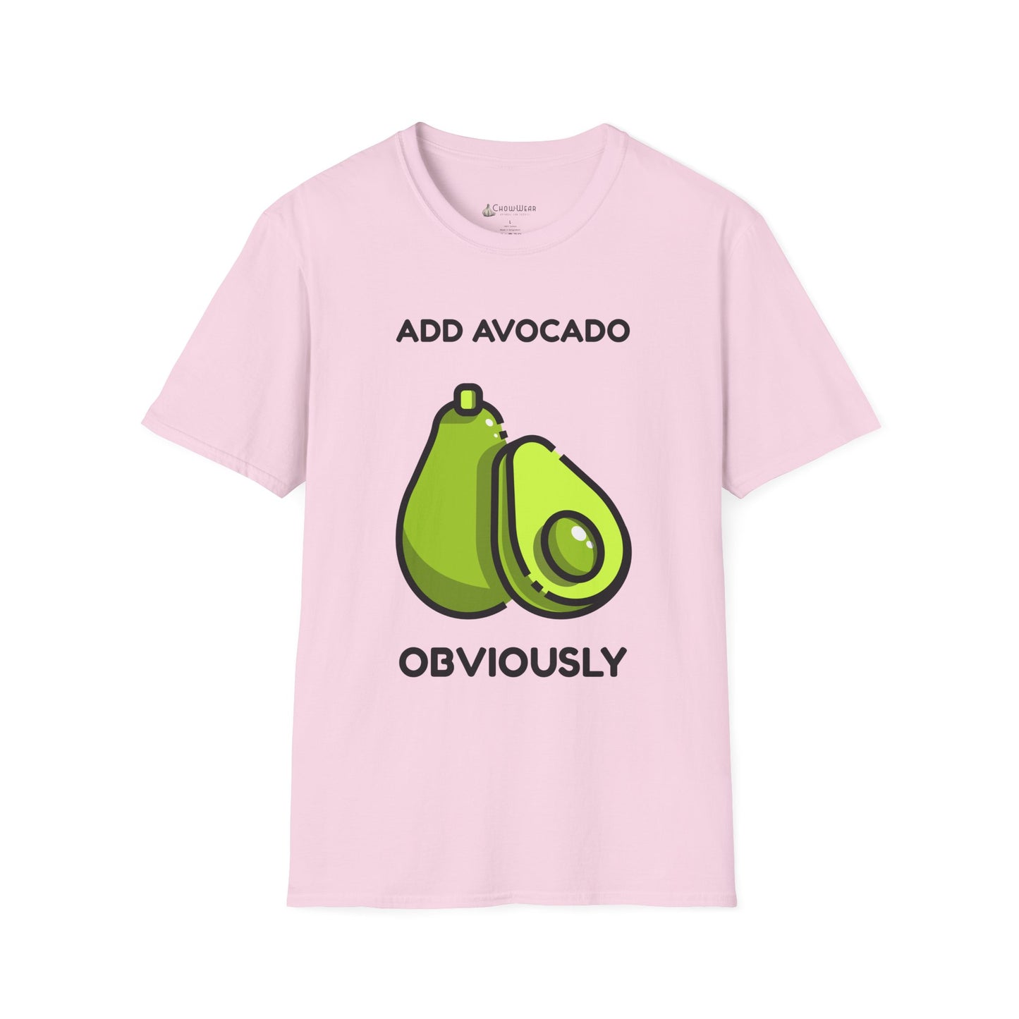 Avocado Graphic T-Shirt – "Add Avocado Obviously" Funny Foodie Tee
