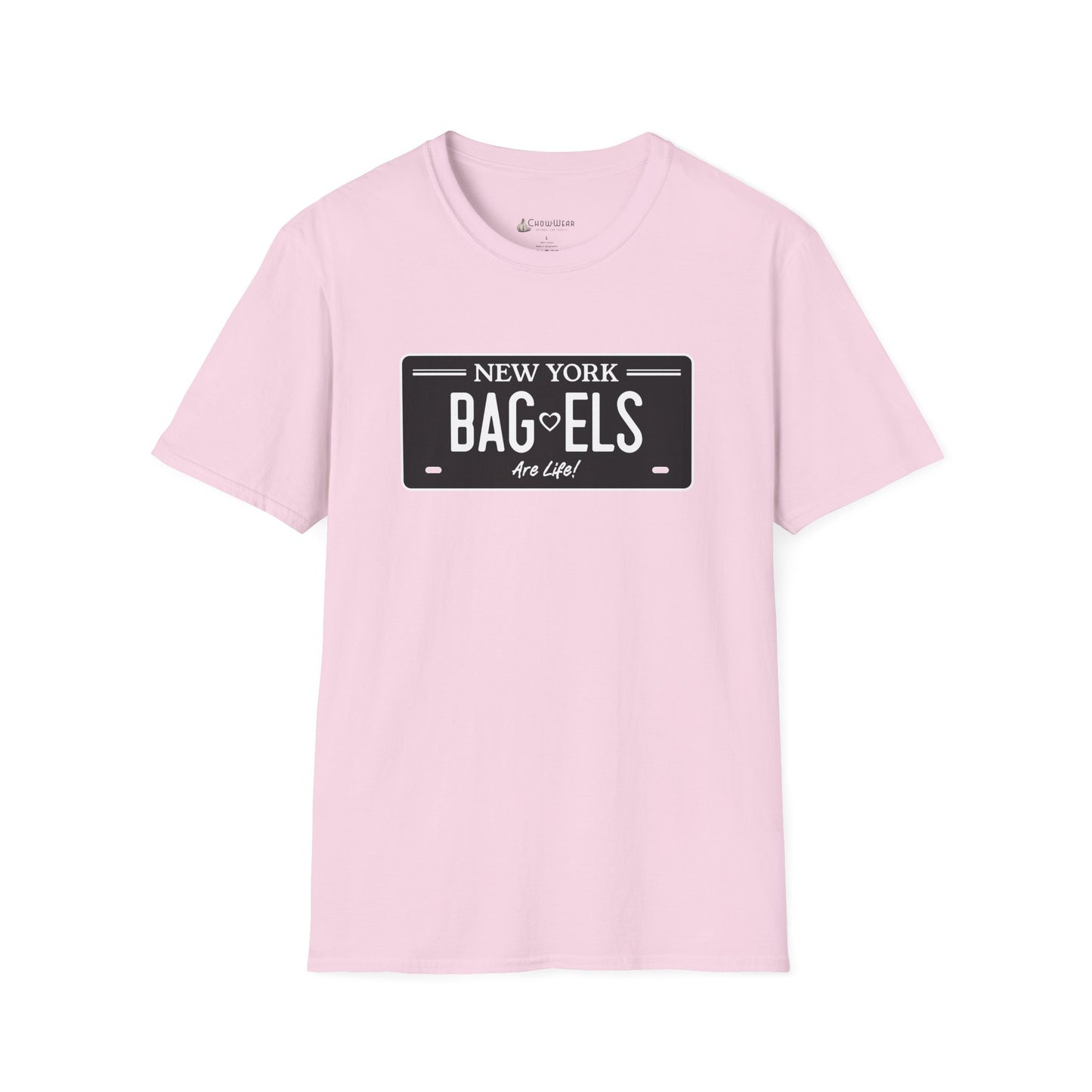 Bagels Are Life T-Shirt — New York License Plate Design