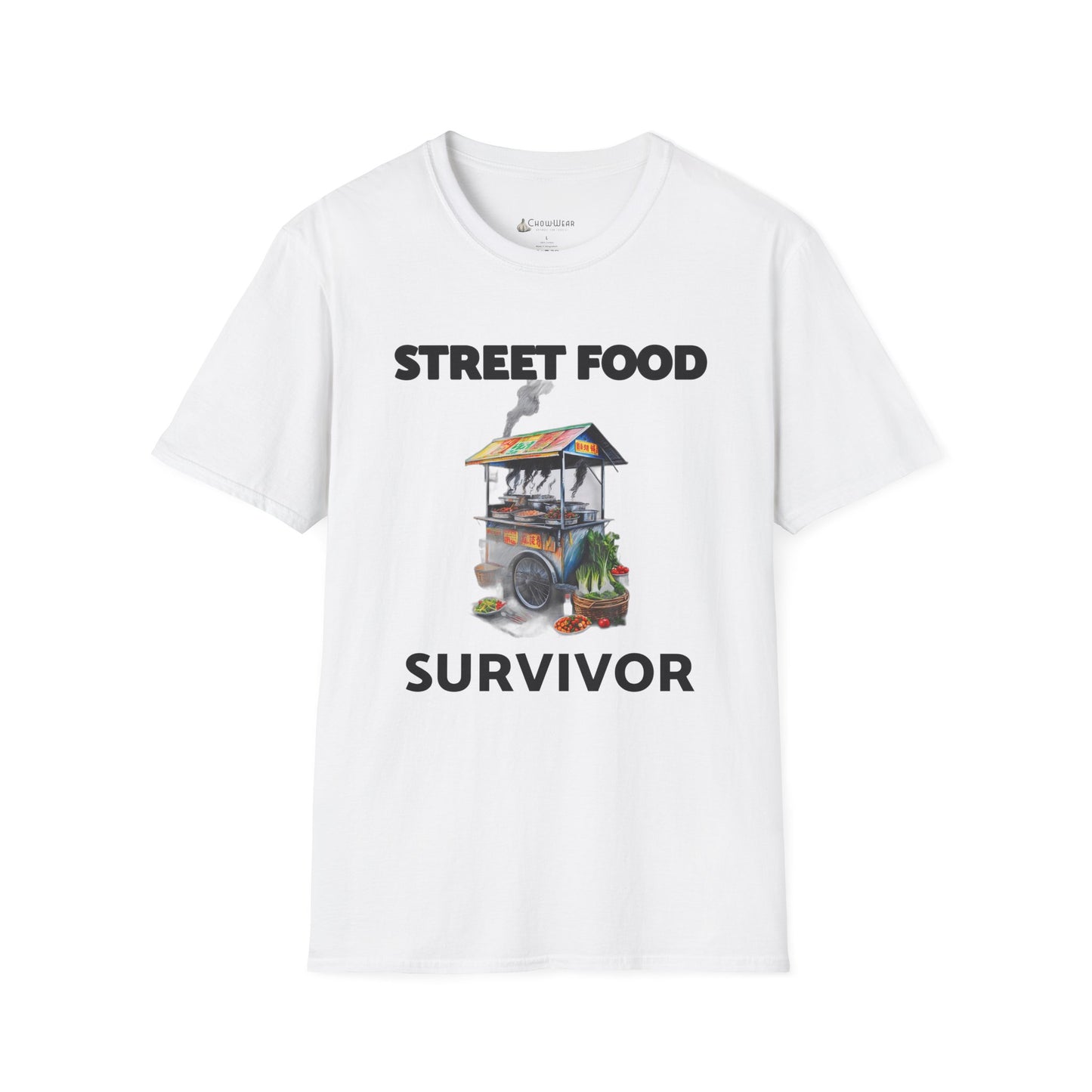 Street Food Survivor T-Shirt — Funny Food Cart Lover Tee