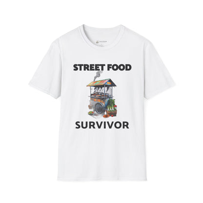 Street Food Survivor T-Shirt — Funny Food Cart Lover Tee