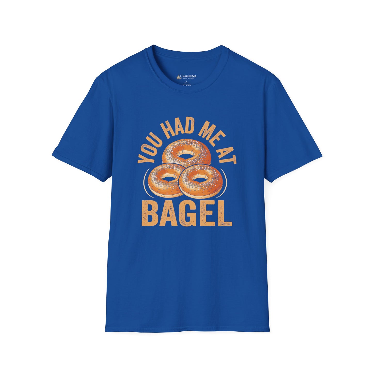 You Had Me at Bagel T-Shirt — Cute Breakfast Graphic Tee for Bagel Lovers