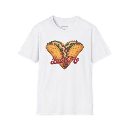 'Bite Me' Taco Lovers Mexican Foodie Street Food T-shirt