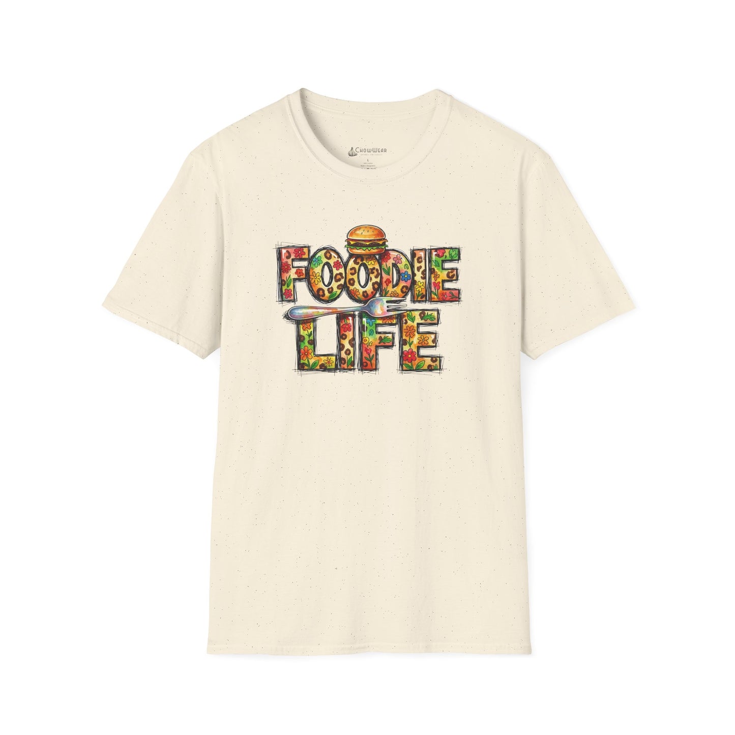 Foodie Life T-Shirt — Colorful Food Lovers Tee