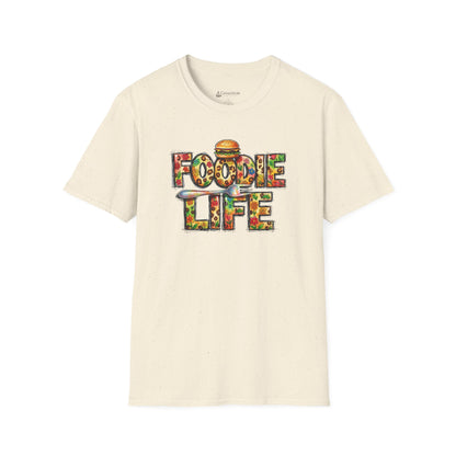 Foodie Life T-Shirt — Colorful Food Lovers Tee
