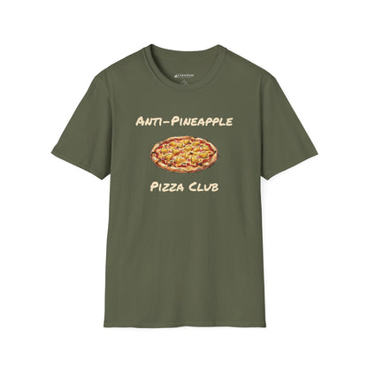 Anti-Pineapple Pizza Club T-Shirt — Funny No Hawaiian Pineapple Pizza Tee