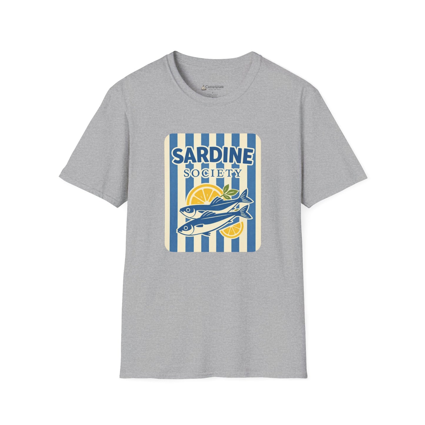 Sardine Society T-Shirt — Vintage Coastal Fish Lover Tee