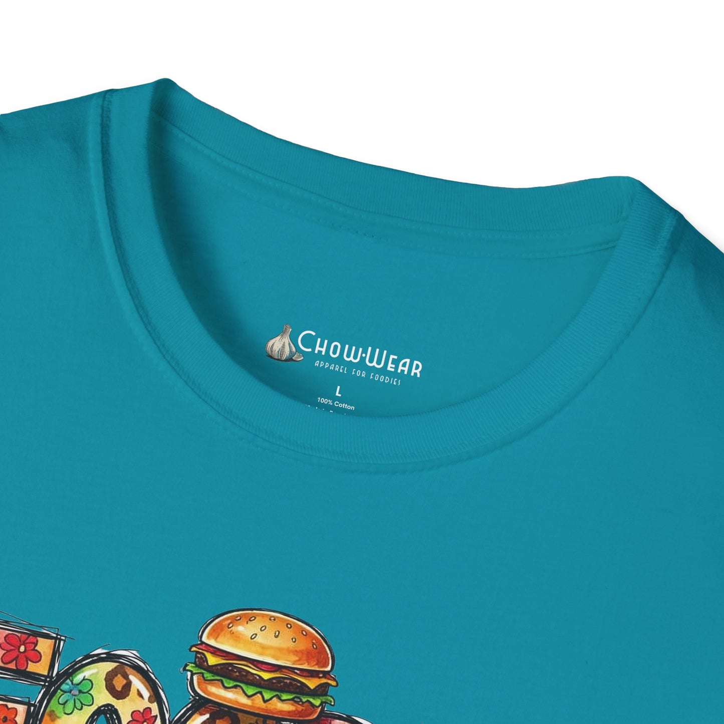 Foodie Life T-Shirt — Colorful Food Lovers Tee