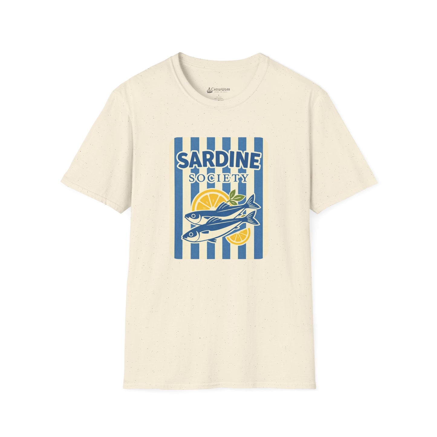 Sardine Society T-Shirt — Vintage Coastal Fish Lover Tee