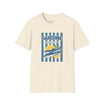 Sardine Society T-Shirt — Vintage Coastal Fish Lover Tee
