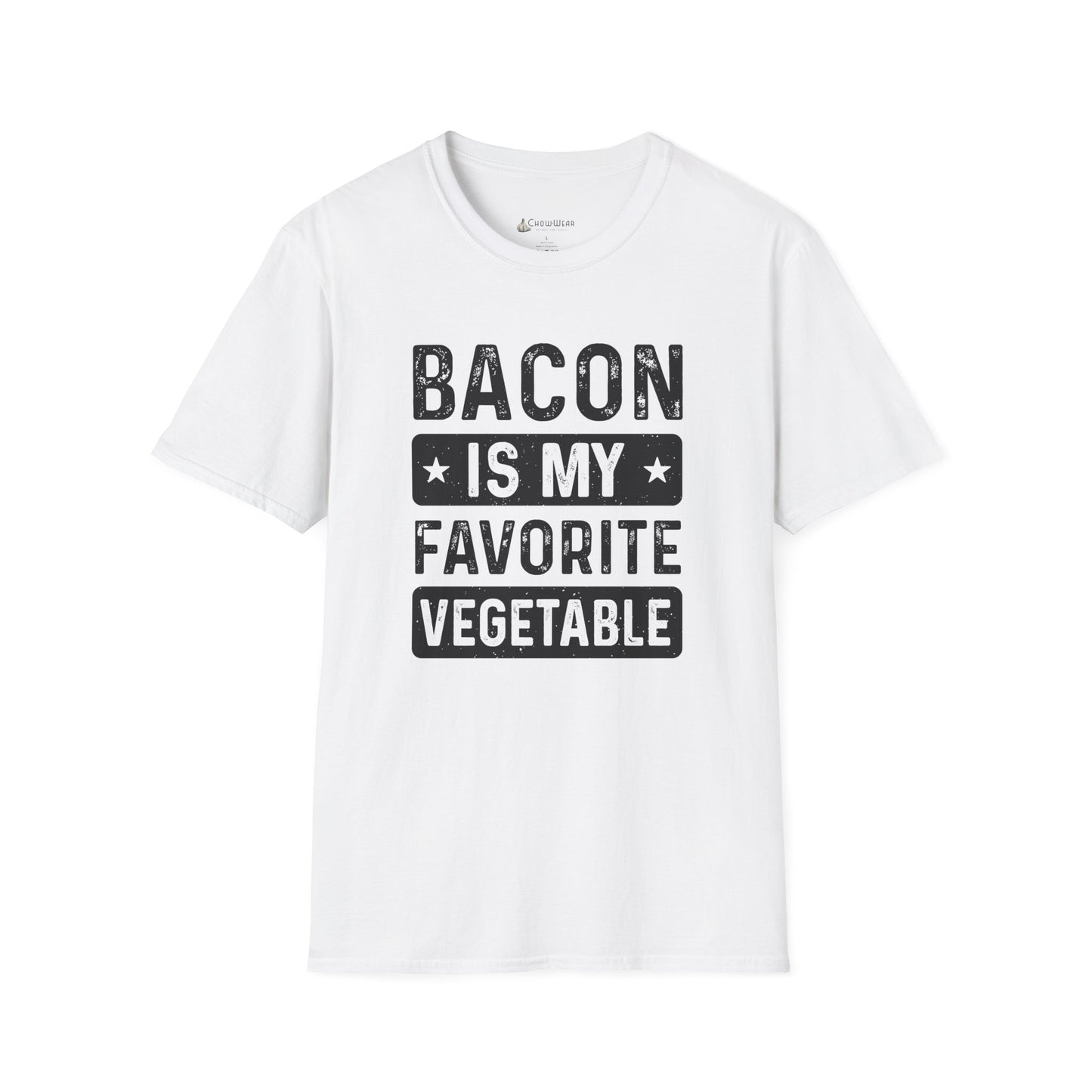 Bacon Is My Favorite Vegetable T-Shirt — Funny Foodie Meat Lover Tee