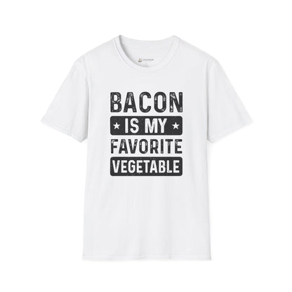 Bacon Is My Favorite Vegetable T-Shirt — Funny Foodie Meat Lover Tee