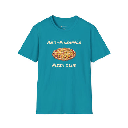 Anti-Pineapple Pizza Club T-Shirt — Funny No Hawaiian Pineapple Pizza Tee