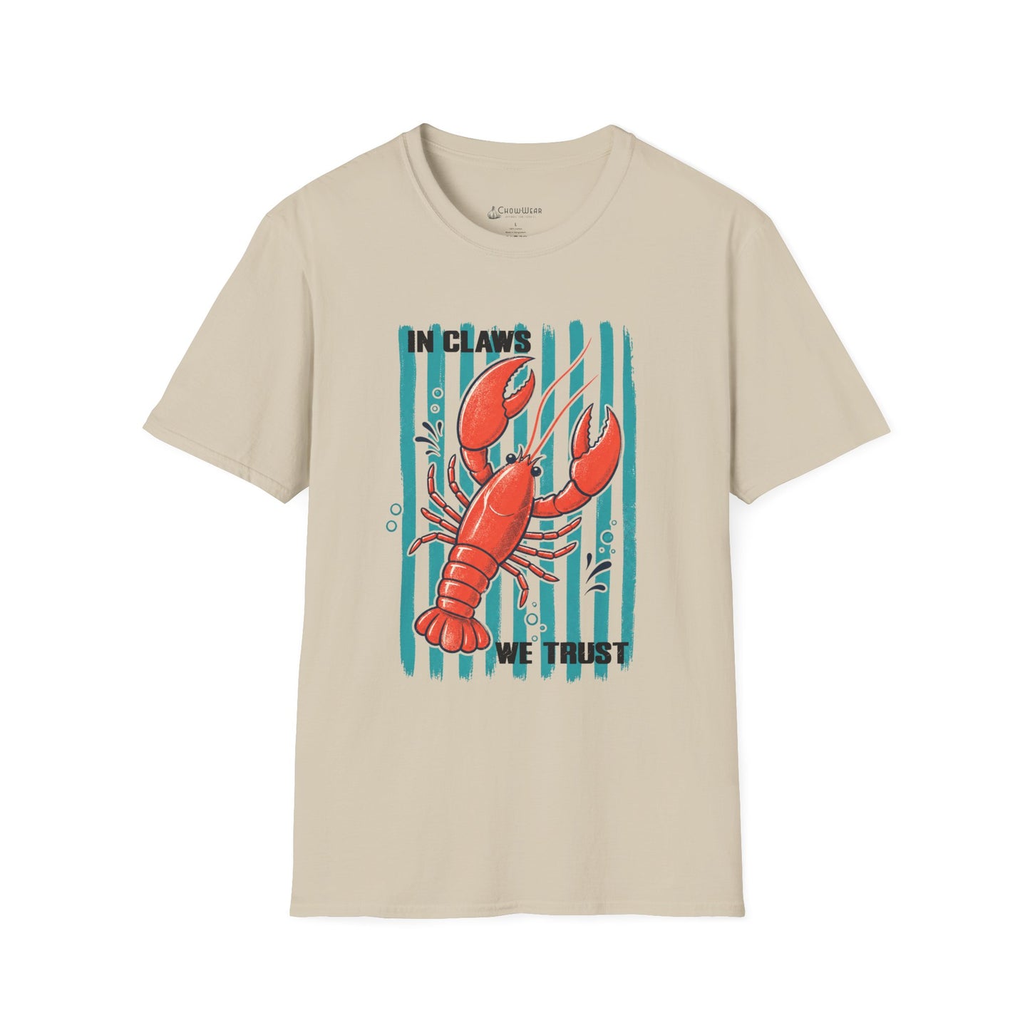 Lobster “In Claws We Trust” Seafood Lover T-Shirt