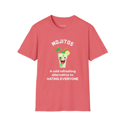 Mojitos Funny Graphic T-Shirt — “A cold refreshing alternative to hating everyone”