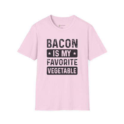 Bacon Is My Favorite Vegetable T-Shirt — Funny Foodie Meat Lover Tee