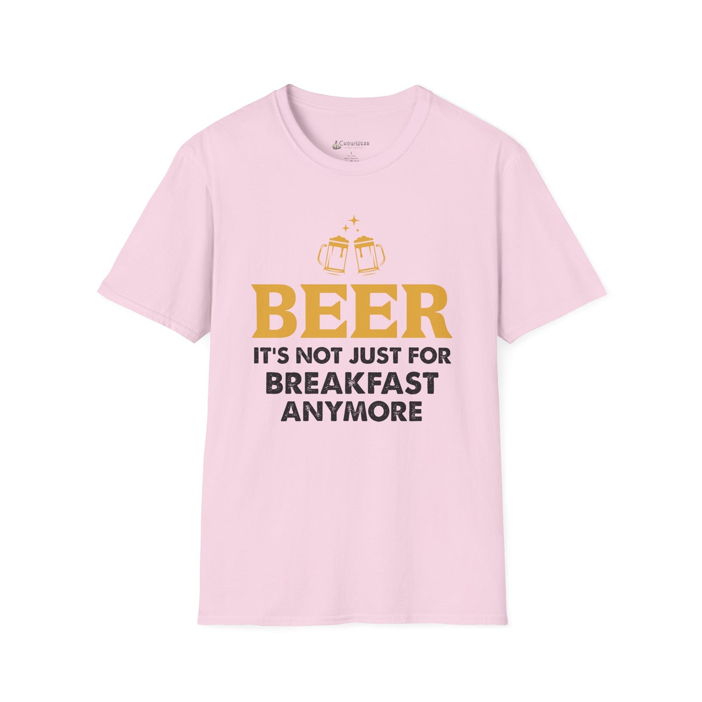 "Beer: It's Not Just For Breakfast Anymore" Funny Beer T-shirt