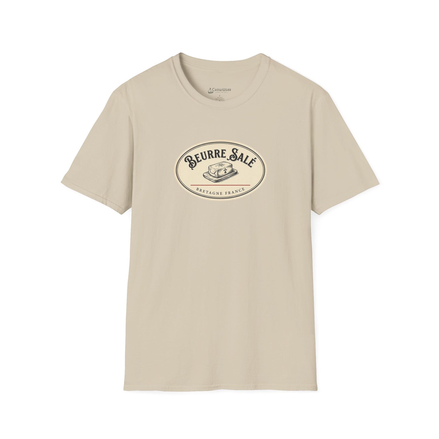 Beurre Salé Vintage Butter Patch T-Shirt — French Bakery Aesthetic
