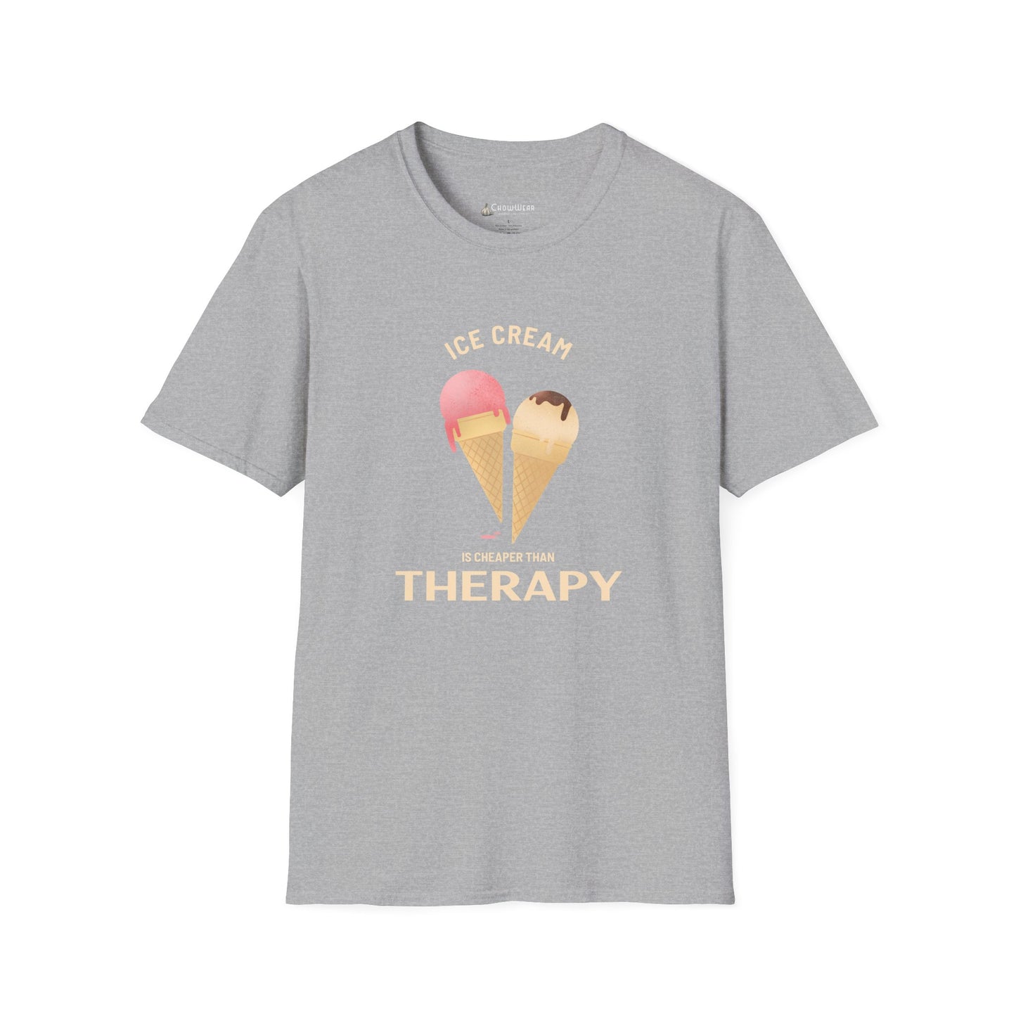 Ice Cream Is Cheaper Than Therapy T-Shirt