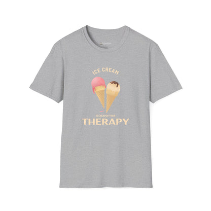 Ice Cream Is Cheaper Than Therapy T-Shirt