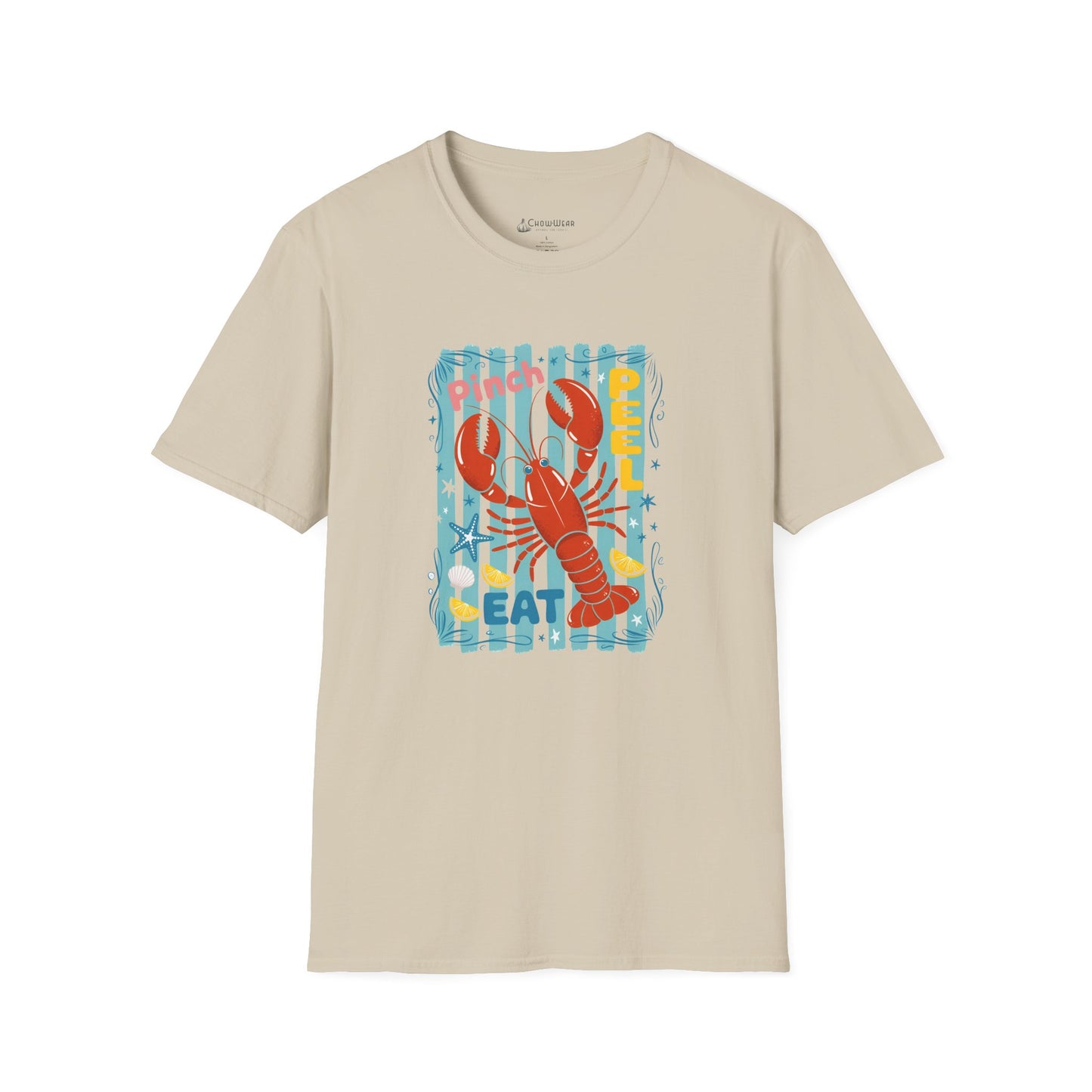 Lobster Eat Beach T-Shirt — Coastal Seafood Summer Tee