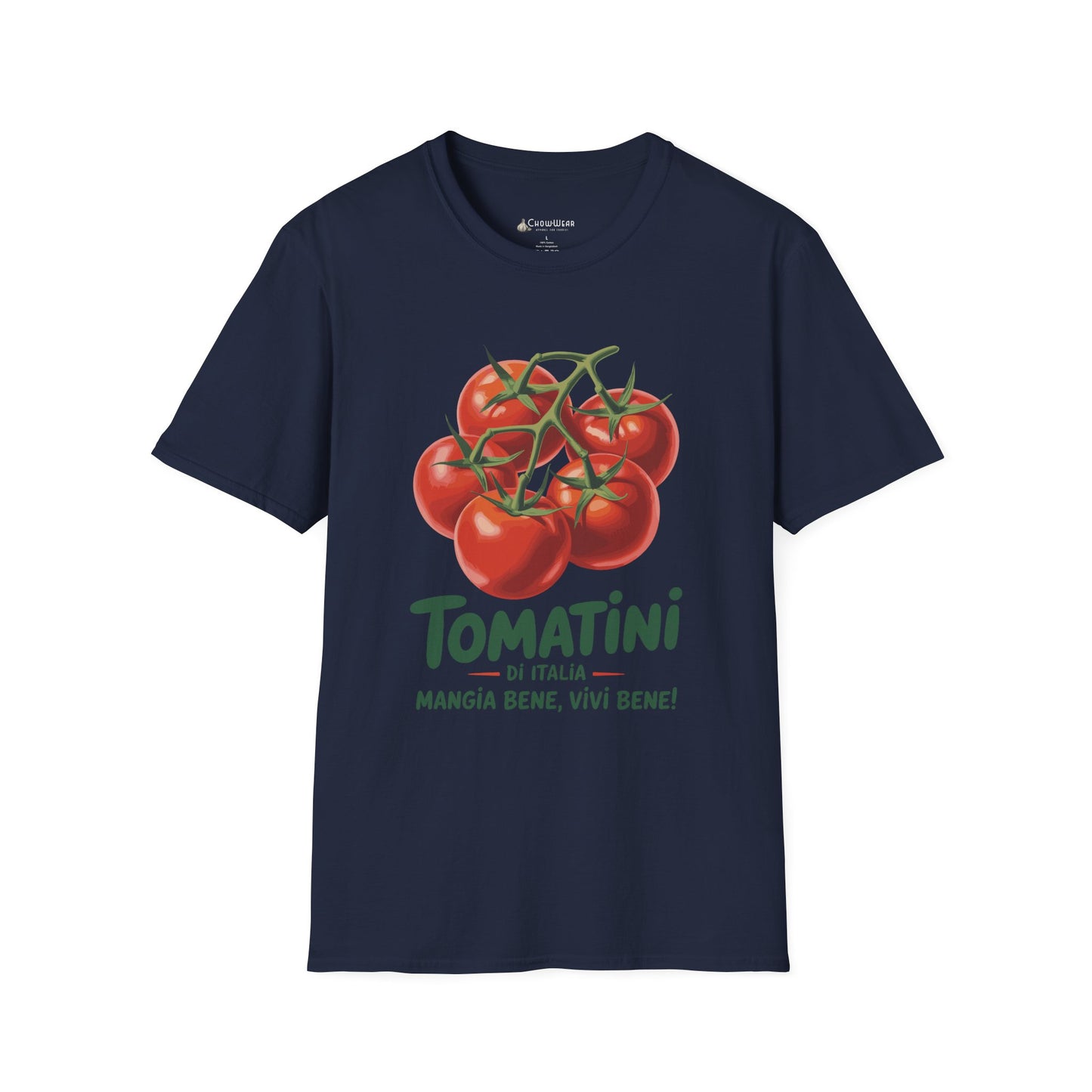 Tomatini Vintage Tomato Italian T-Shirt — Mangia Bene, Vivi Bene Italy