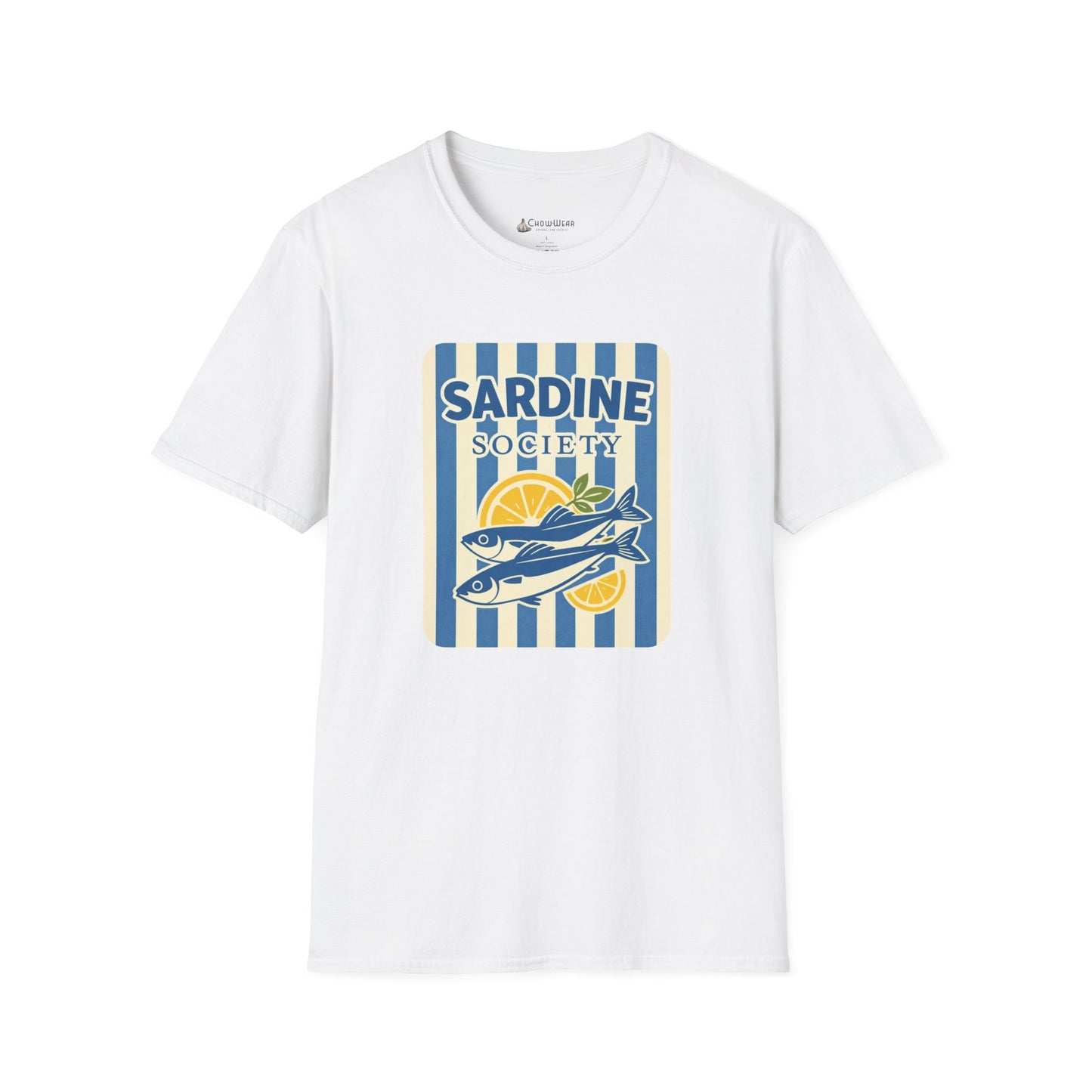 Sardine Society T-Shirt — Vintage Coastal Fish Lover Tee