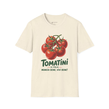 Tomatini Vintage Tomato Italian T-Shirt — Mangia Bene, Vivi Bene Italy