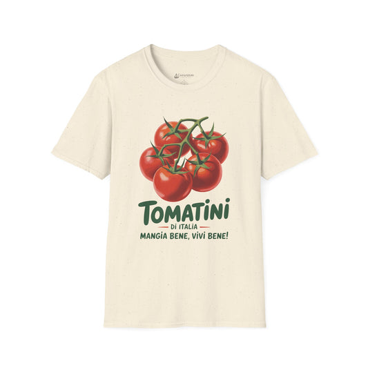 Tomatini Vintage Tomato Italian T-Shirt — Mangia Bene, Vivi Bene Italy