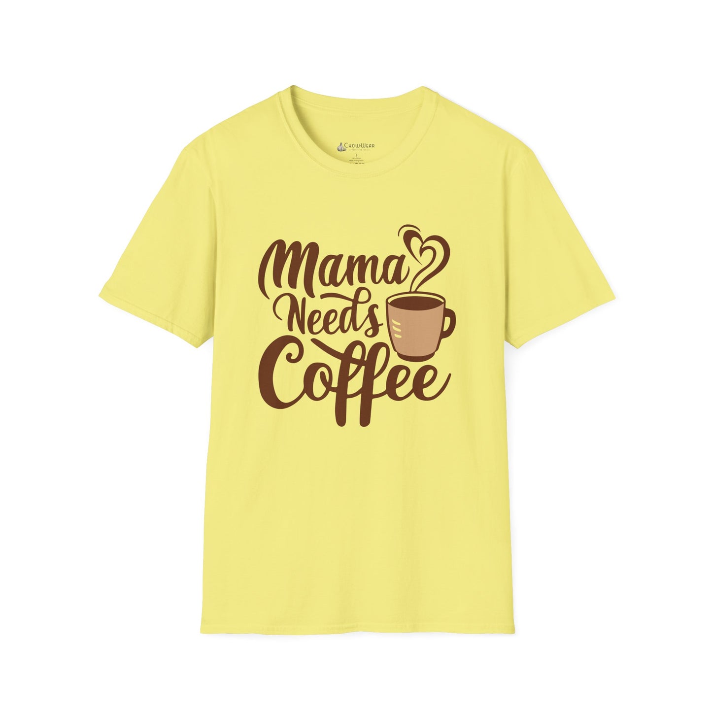 Mama Needs Coffee T-Shirt — Cute Funny Mom Coffee Tee, Mother's Day Gift