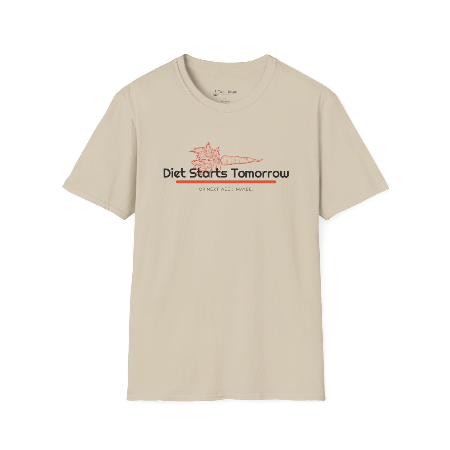 Diet Starts Tomorrow T-Shirt — Funny Retro Motivational Tee
