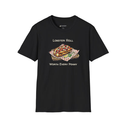 Lobster Roll Worth Every Penny T-Shirt — Seafood Lover Graphic Tee