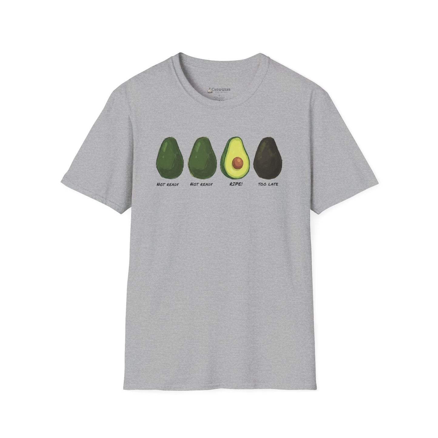 Avocado Life Cycle T-Shirt — Cute Avocado Stages Veggie Tee