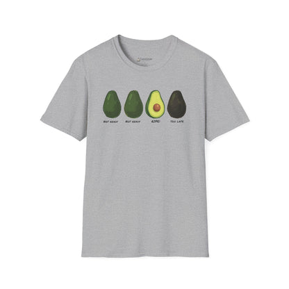 Avocado Life Cycle T-Shirt — Cute Avocado Stages Veggie Tee
