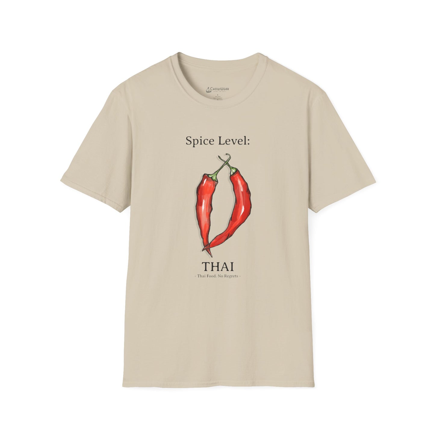 Thai Spice Chili T-Shirt – "Spice Level: Thai" Graphic Tee