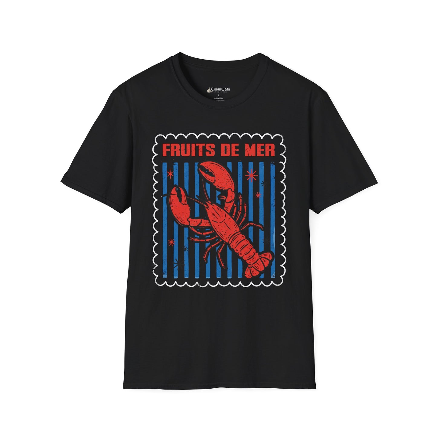 Lobster 'Fruits de Mer' French Seafood Graphic T-Shirt