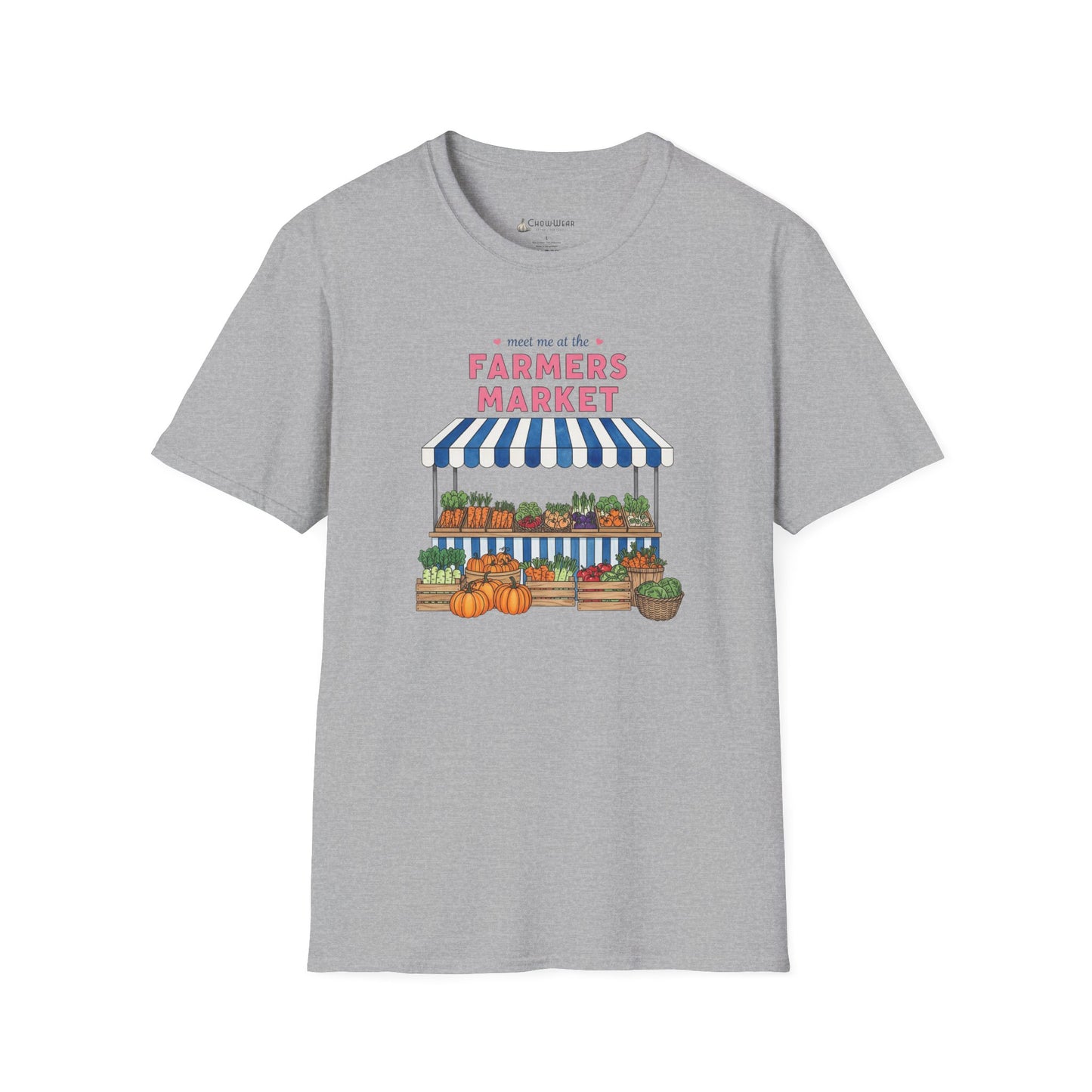 Farmers Market Produce Stand T-Shirt - Vegan Vegetarian Food Lovers Tee