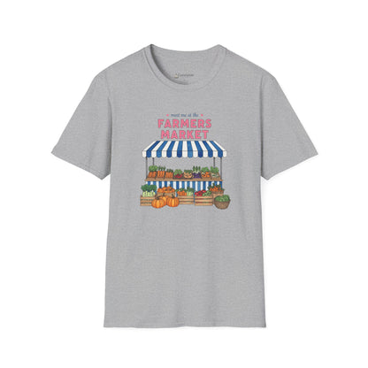 Farmers Market Produce Stand T-Shirt - Vegan Vegetarian Food Lovers Tee