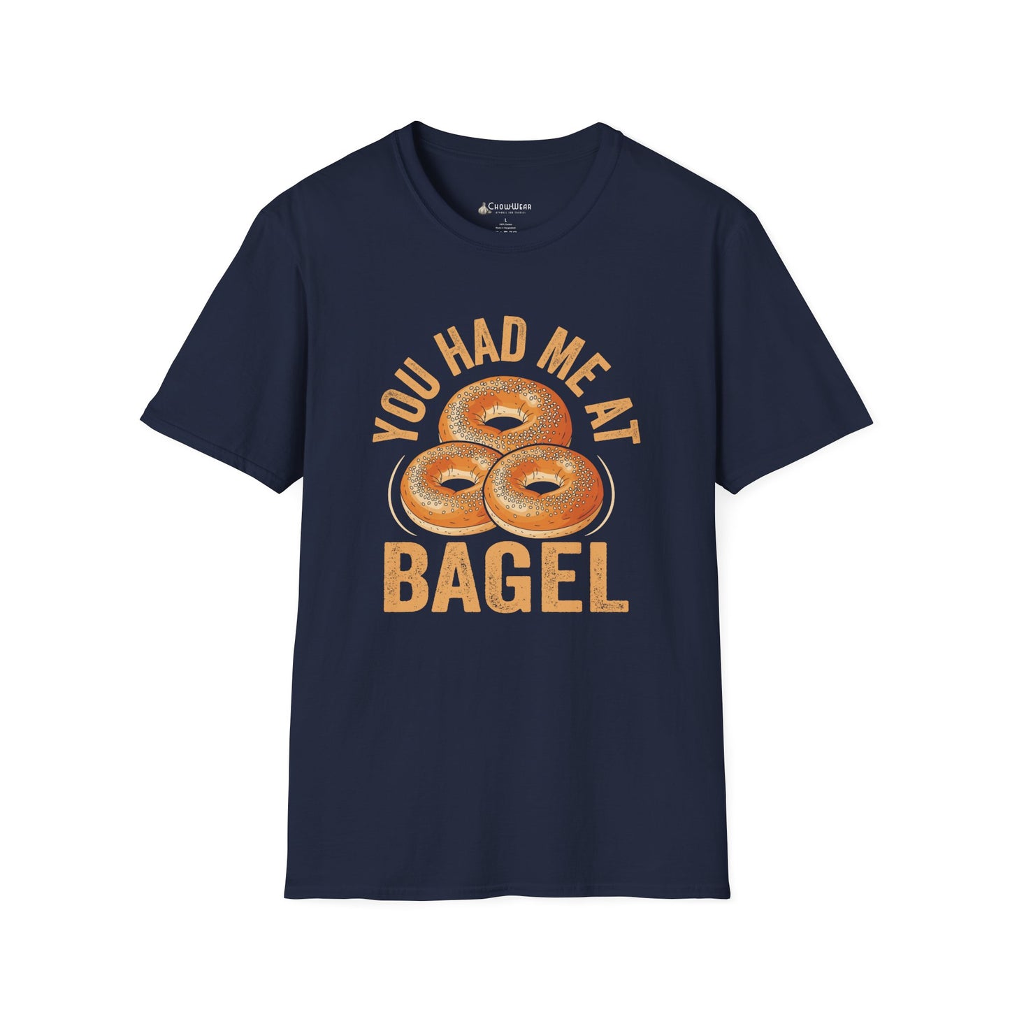 You Had Me at Bagel T-Shirt — Cute Breakfast Graphic Tee for Bagel Lovers