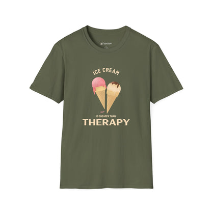 Ice Cream Is Cheaper Than Therapy T-Shirt