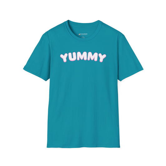YUMMY Food T‑Shirt — Cute Retro Lettering Cooking Tee