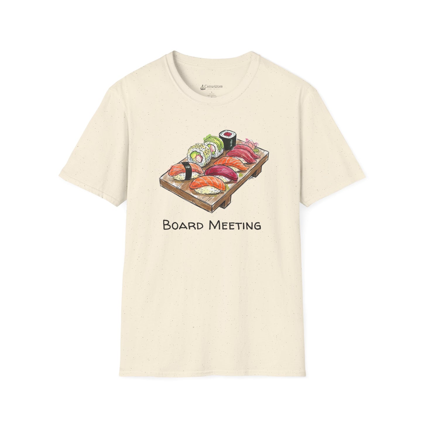 Sushi 'Board Meeting' T-Shirt — Funny Sushi Sashimi Japanese Tee for Foodies